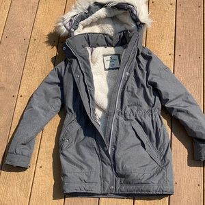 Abercrombie kids full zip And snap-up Parka